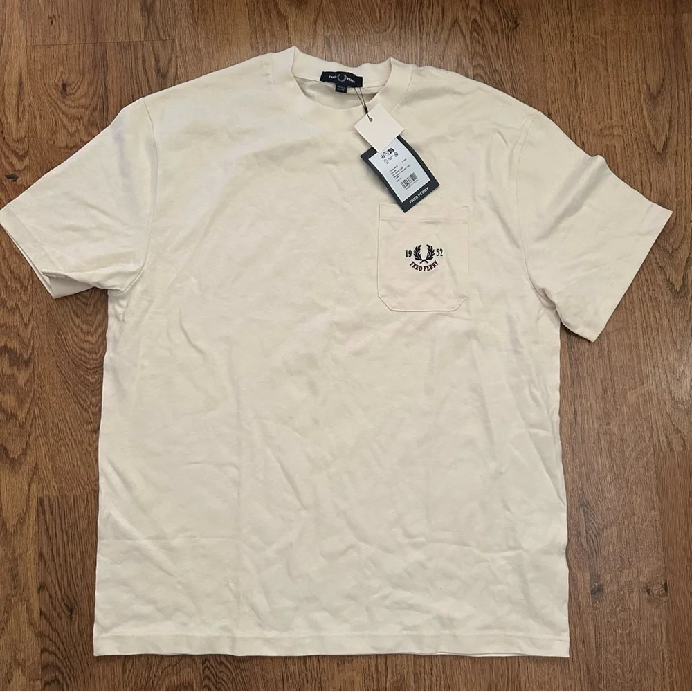 Fred Perry | Shirts | Fred Perry Beige Short Sleeve Shirt Size Xl 